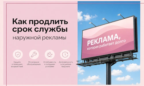 Как продлить срок службы наружной рекламы в Якутске