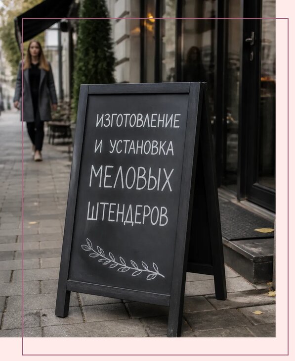Меловые штендеры в Якутске по цене от 6770 р. | Аванза-Ктс